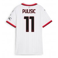 Stroje piłkarskie AC Milan Christian Pulisic #11 Koszulka Wyjazdowej dla damskie 2024-25 Krótki Rękaw